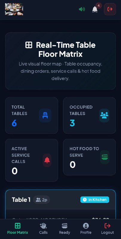 Mobile Waiter POS App