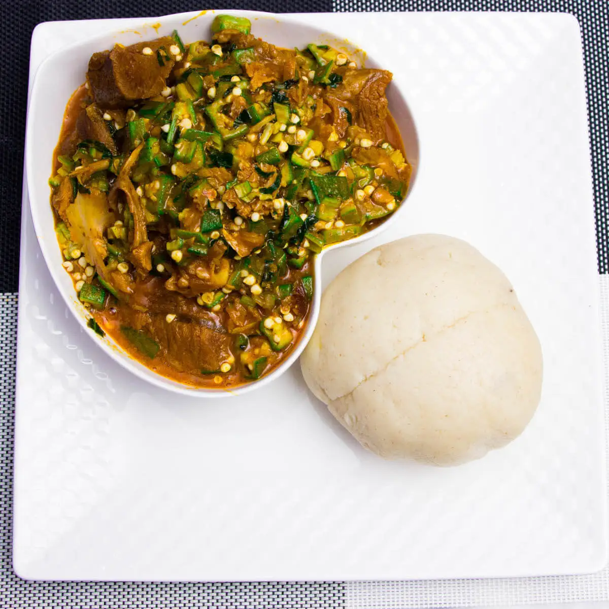 Banku & Okra Soup