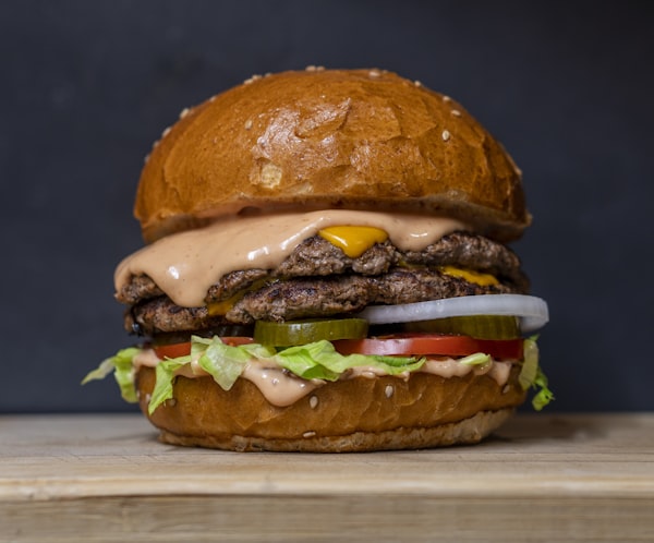 Double Truffle Smash Burger