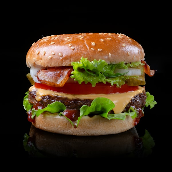 Smoky Bacon & Cheddar BBQ Burger